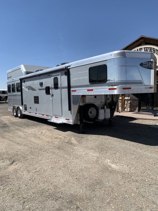 Used 2020 SMC SL8313SSR 3 Horse Trailer