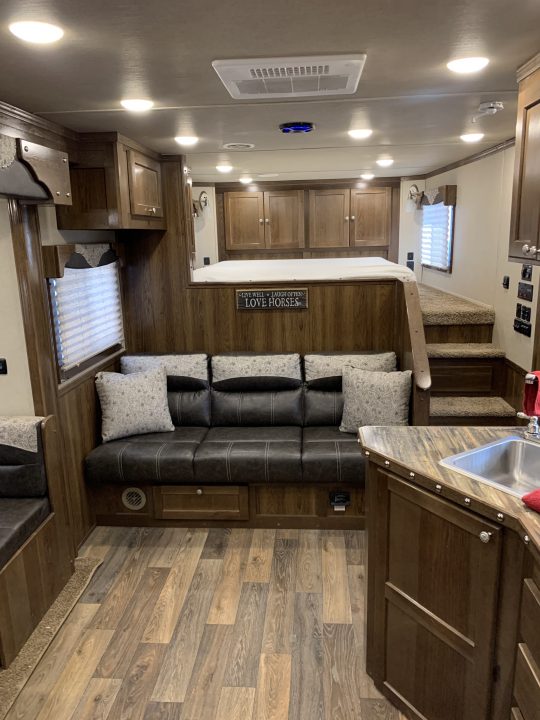 Used 2020 SMC SL8313SSR 3 Horse Trailer