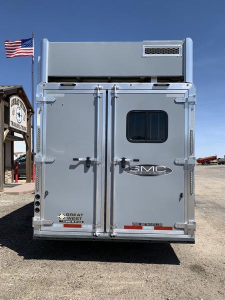 Used 2020 SMC SL8313SSR 3 Horse Trailer