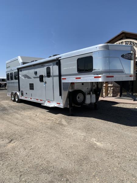 Used 2020 SMC SL8313SSR 3 Horse Trailer
