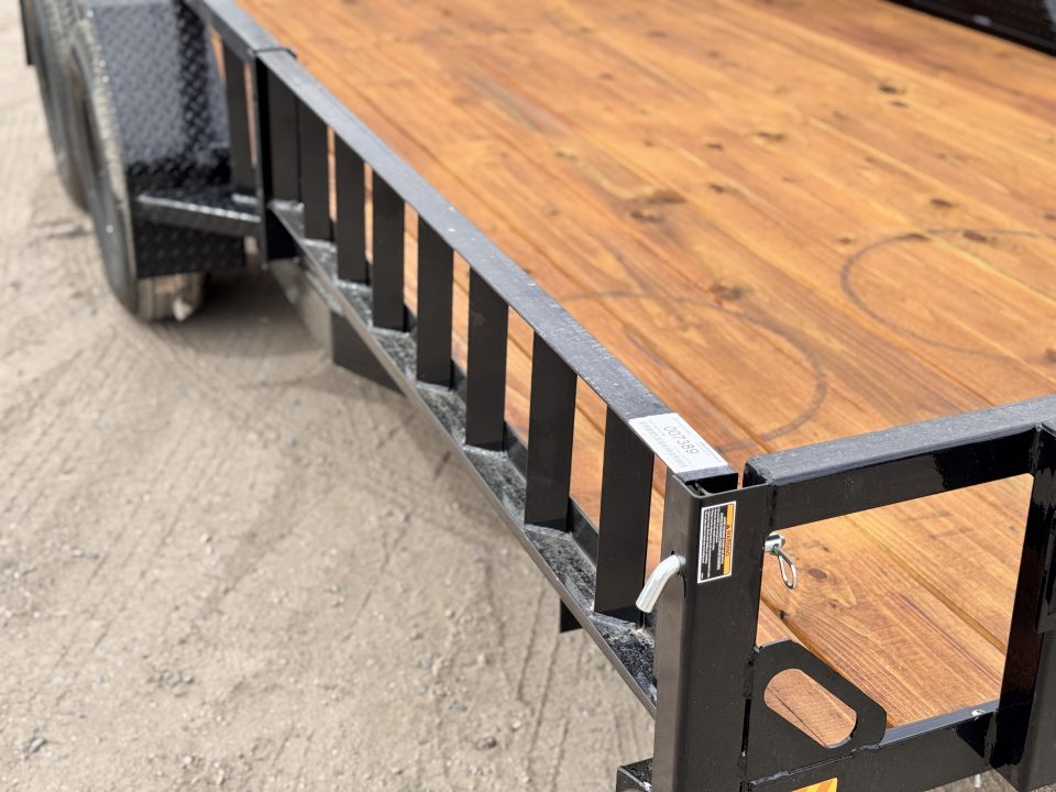 New 2026 Load Trail 7-16 Tandem Axle Ramp Gate Utility W/ ATV Ramps 7K GVWR