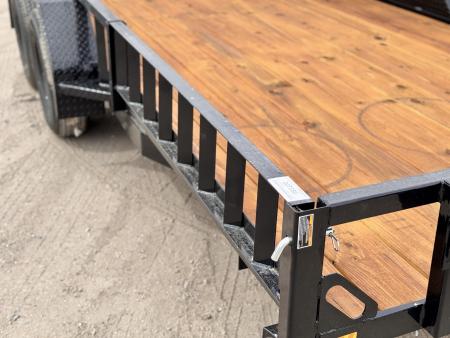 New 2026 Load Trail 7-16 Tandem Axle Ramp Gate Utility W/ ATV Ramps 7K GVWR