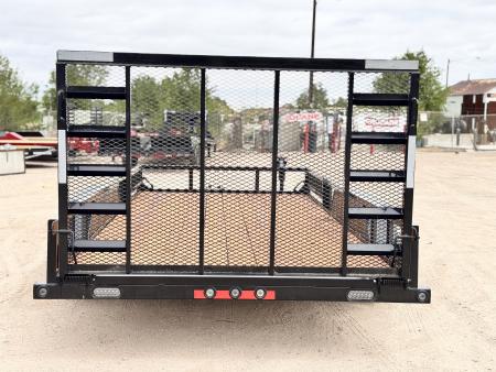 New 2026 Load Trail 7-16 Tandem Axle Ramp Gate Utility W/ ATV Ramps 7K GVWR
