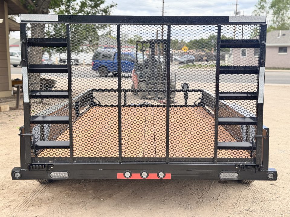 New 2026 Load Trail 7-14 Tandem Axle Ramp Gate Utility W/ ATV Ramps 7K GVWR