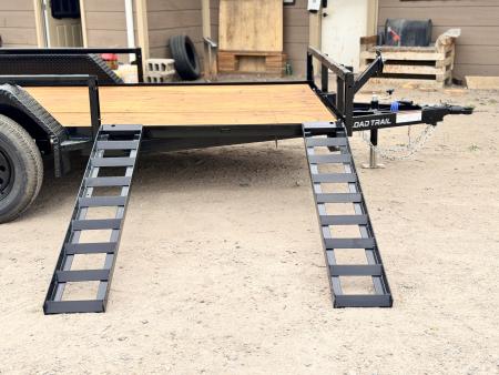 New 2026 Load Trail 7-14 Tandem Axle Ramp Gate Utility W/ ATV Ramps 7K GVWR