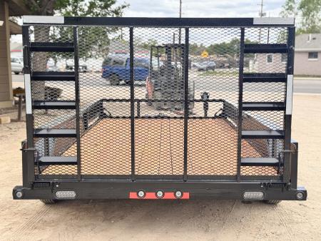 New 2026 Load Trail 7-14 Tandem Axle Ramp Gate Utility W/ ATV Ramps 7K GVWR