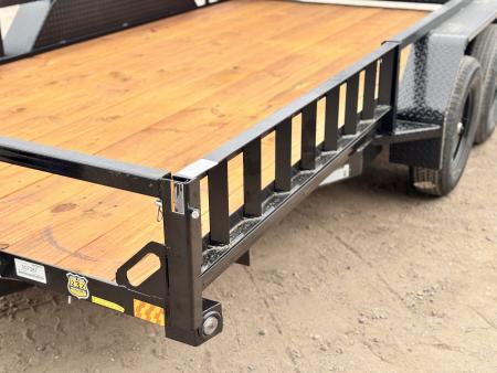New 2026 Load Trail 7-14 Tandem Axle Ramp Gate Utility W/ ATV Ramps 7K GVWR
