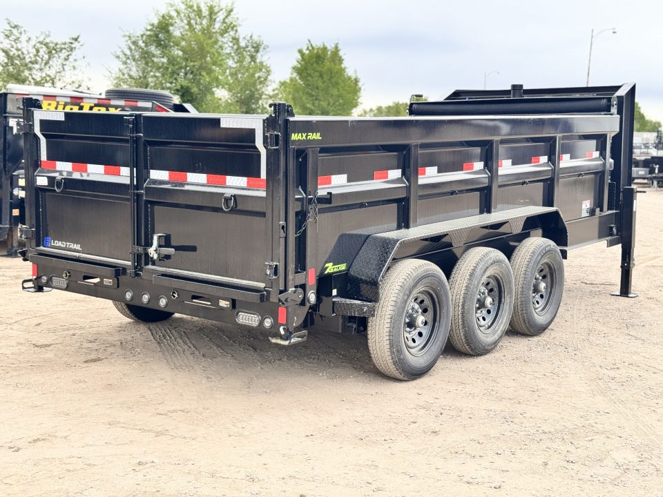 New 2026 Load Trail 7-16 Telescopic Dump  W/ 3' Sides Triple 7K Axles