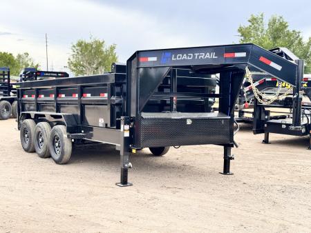 New 2026 Load Trail 7-16 Telescopic Dump  W/ 3' Sides Triple 7K Axles