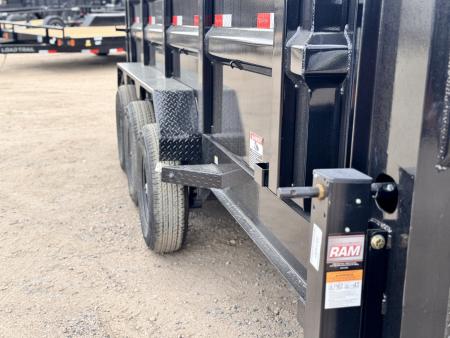 New 2026 Load Trail 7-16 Telescopic Dump  W/ 3' Sides Triple 7K Axles
