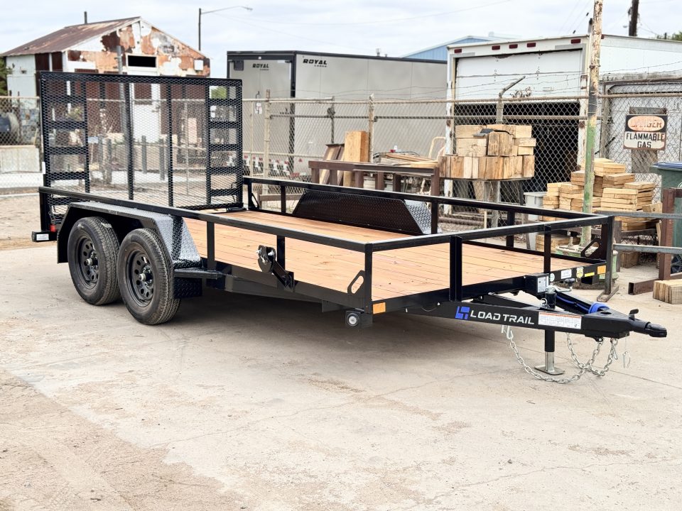 New 2026 Load Trail 7-14 Tandem Axle Ramp Gate Utility 7K GVWR