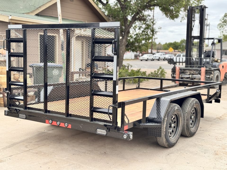 New 2026 Load Trail 7-14 Tandem Axle Ramp Gate Utility 7K GVWR