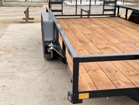 New 2026 Load Trail 7-14 Tandem Axle Ramp Gate Utility 7K GVWR