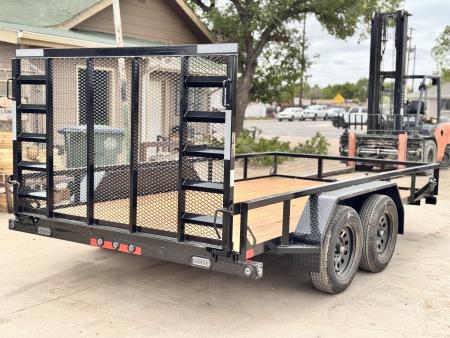 New 2026 Load Trail 7-14 Tandem Axle Ramp Gate Utility 7K GVWR