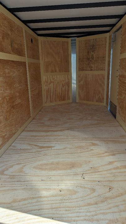 New 2026 Homesteader 6x10 Intrepid V-Nose Cargo Trailer w/ Barn Doors