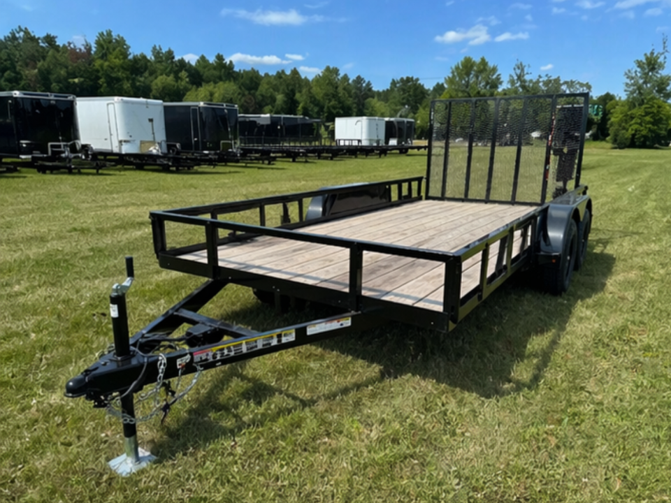 New 2024 CARRY-ON 7X18GW2B Utility Trailer