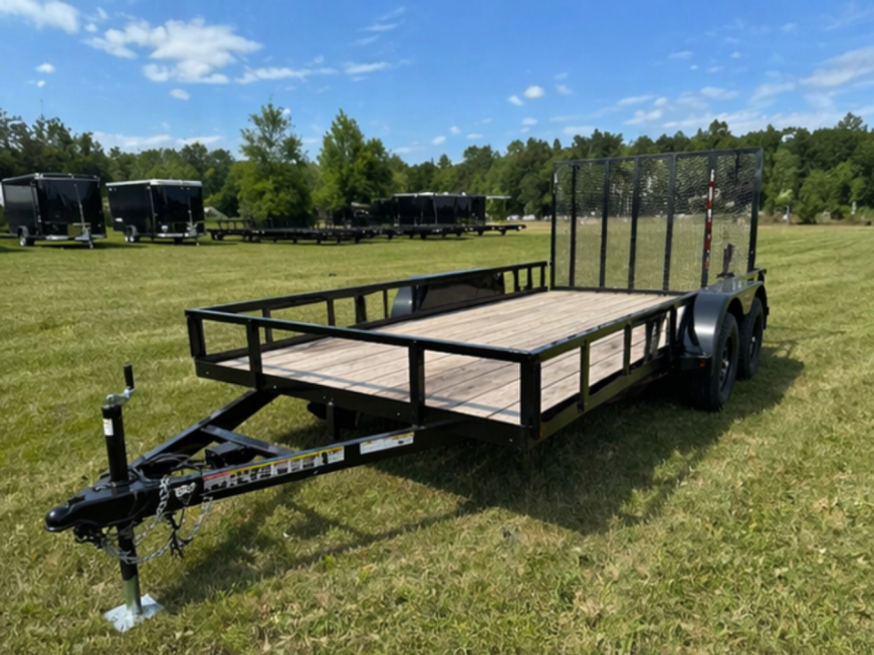 New 2024 CARRY-ON 7X18GW2B Utility Trailer