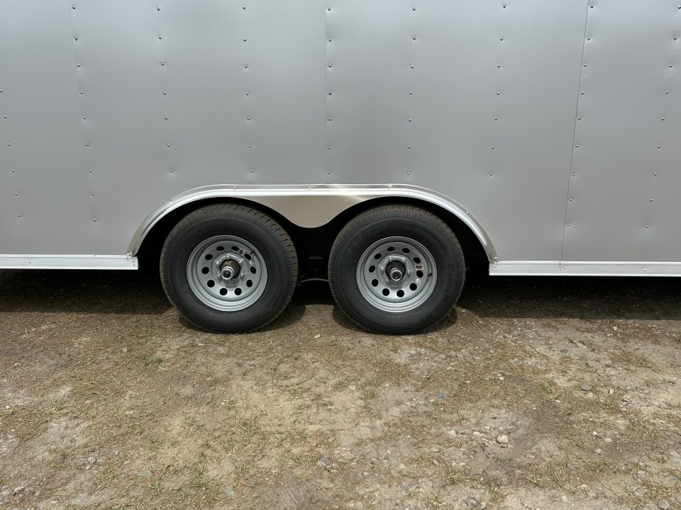 New 2026 Rock Solid Cargo 8.5X20 Car/ Cargo Enclosed Trailer with .080 Polycore & #5200 axles