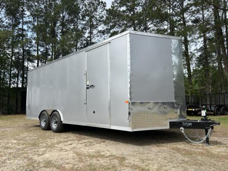 New 2026 Rock Solid Cargo 8.5X20 Car/ Cargo Enclosed Trailer with .080 Polycore & #5200 axles