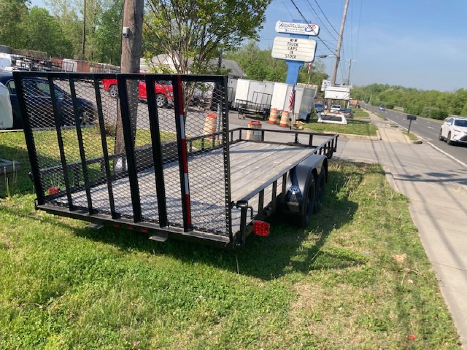 New 2023 CARRY-ON 7X18GW2BRK Utility Trailer