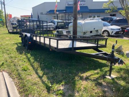 New 2023 CARRY-ON 7X18GW2BRK Utility Trailer