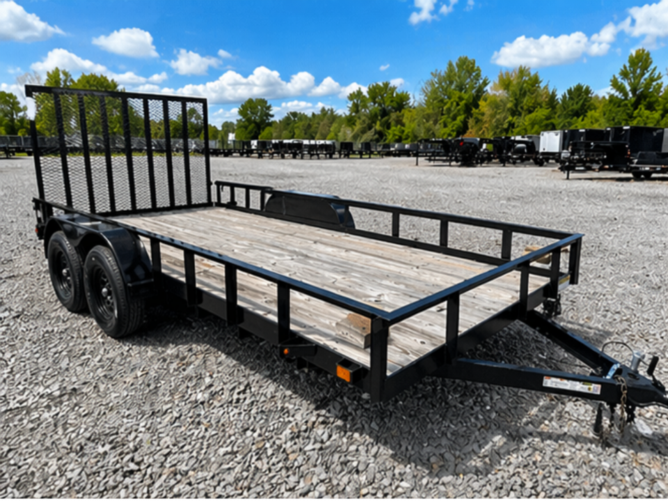 New 2024 CARRY-ON 7X18GW2B Tandem Axle Utility Trailer