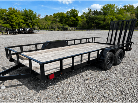 New 2024 CARRY-ON 7X18GW2B Tandem Axle Utility Trailer