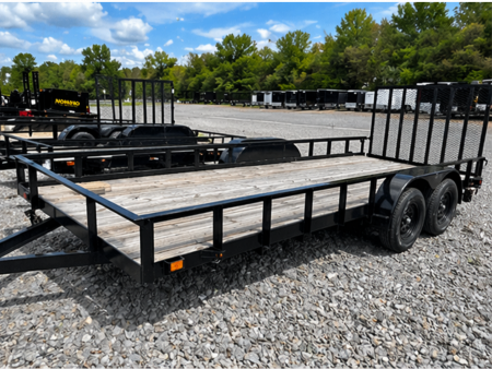 New 2024 CARRY-ON 7X18GW2B Tandem Axle Utility Trailer