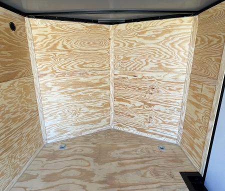 New 8.5' x 16' Blackout Enclosed Tandem Axle Cargo Trailer: 7,000 GVWR, .080 Polycore