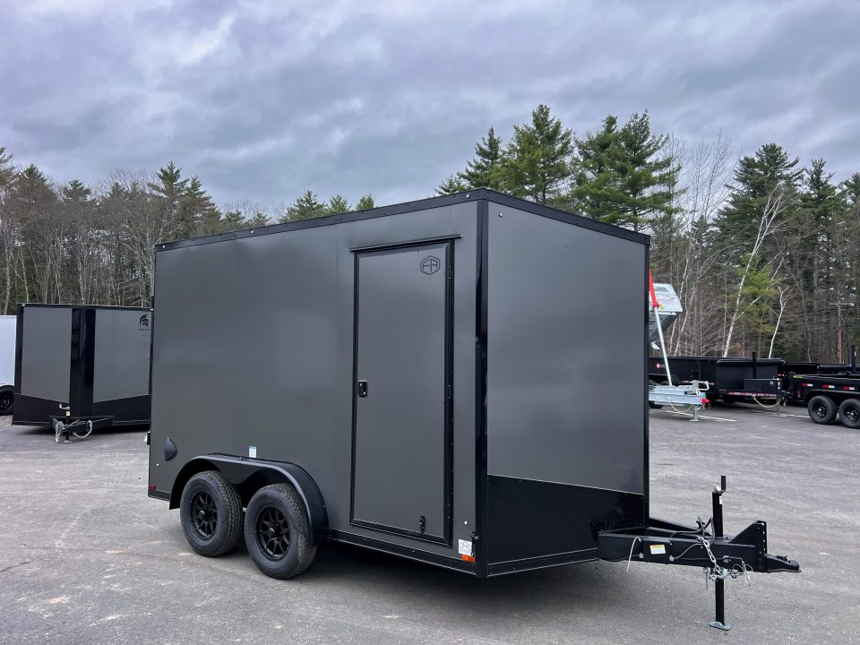 New 2026 US Cargo 7.5X12+ 2ft V-Nose /Polycore/ I-Beam Frame / 7' interior / Blackout - 7000GVW