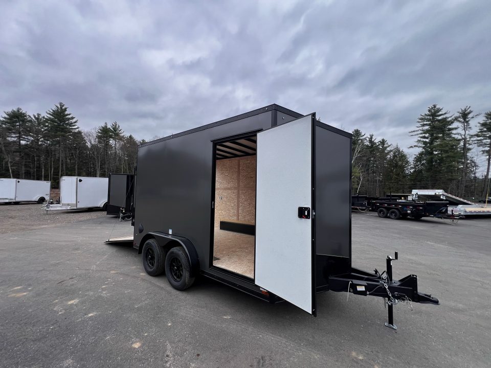 New 2026 US Cargo 7.5X12+ 2ft V-Nose /Polycore/ I-Beam Frame / 7' interior / Blackout - 7000GVW