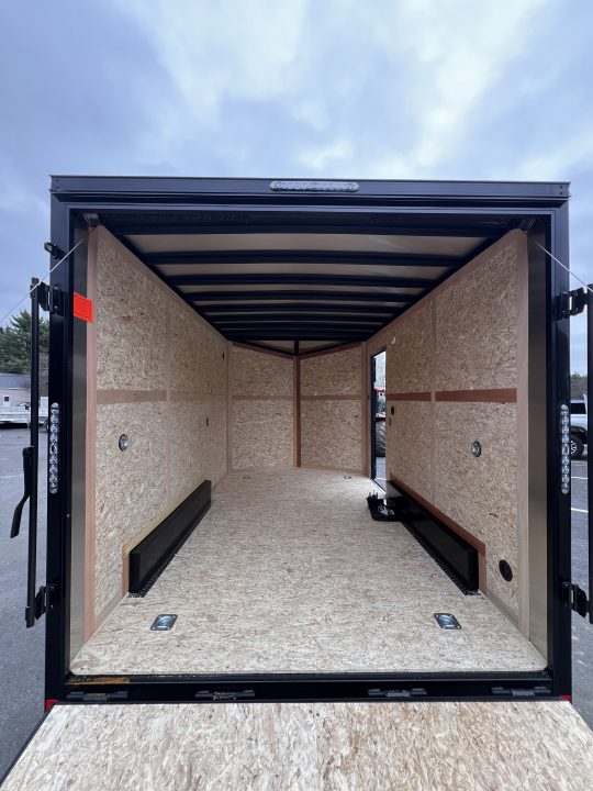 New 2026 US Cargo 7.5X12+ 2ft V-Nose /Polycore/ I-Beam Frame / 7' interior / Blackout - 7000GVW