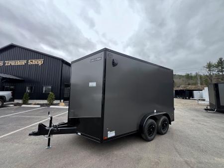 New 2026 US Cargo 7.5X12+ 2ft V-Nose /Polycore/ I-Beam Frame / 7' interior / Blackout - 7000GVW