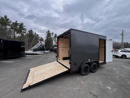 New 2026 US Cargo 7.5X12+ 2ft V-Nose /Polycore/ I-Beam Frame / 7' interior / Blackout - 7000GVW