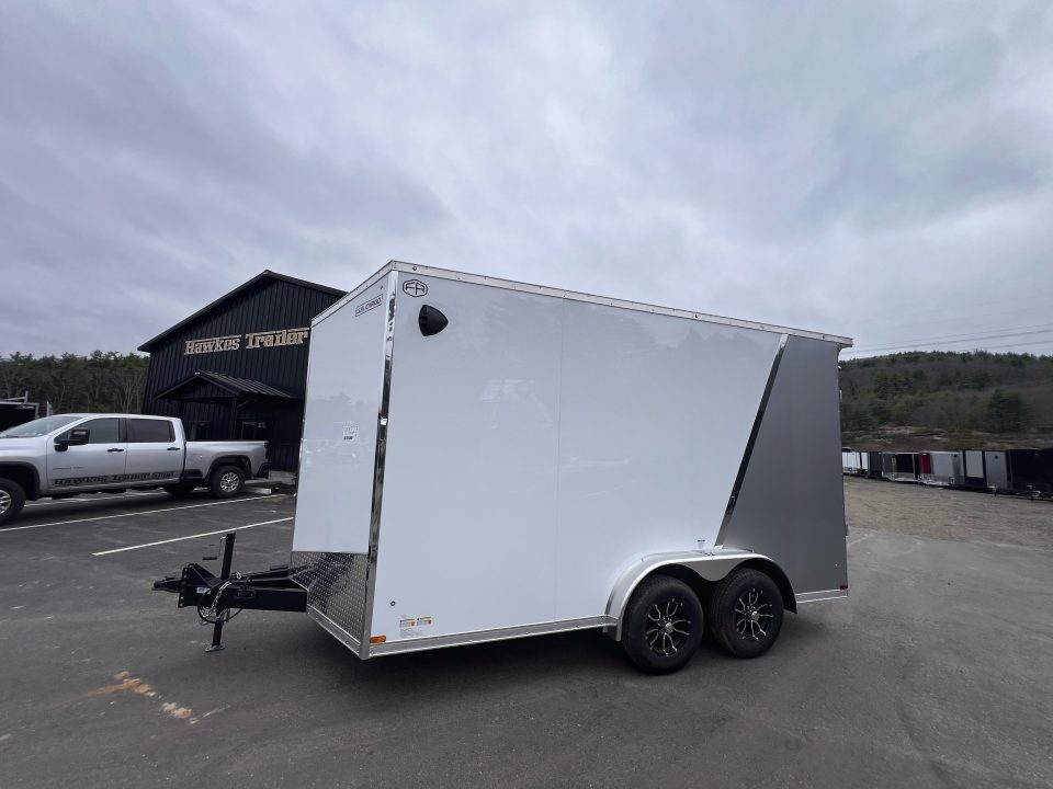 New 2026 US Cargo 7.5X14+ 2ft V-Nose /Polycore/ I-Beam Frame / 7'6" interior - 7000GVW
