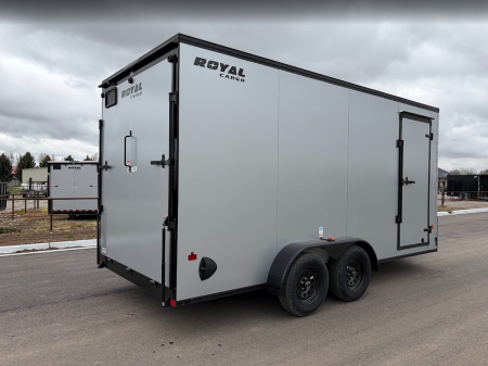 New 2026 Southland Trailers 7X16+2 7K Cargo Trailer with Rear Ramp Door