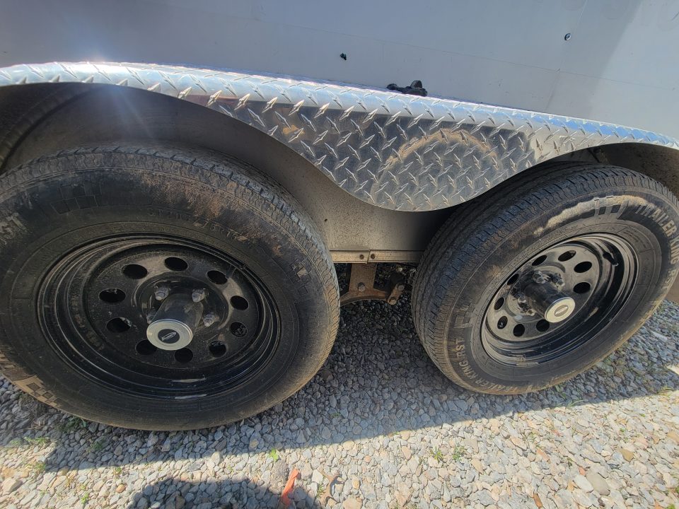 Used 2021 Formula Trailers 7x14 V-Nose Cargo / Enclosed Trailer