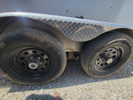 Used 2021 Formula Trailers 7x14 V-Nose Cargo / Enclosed Trailer