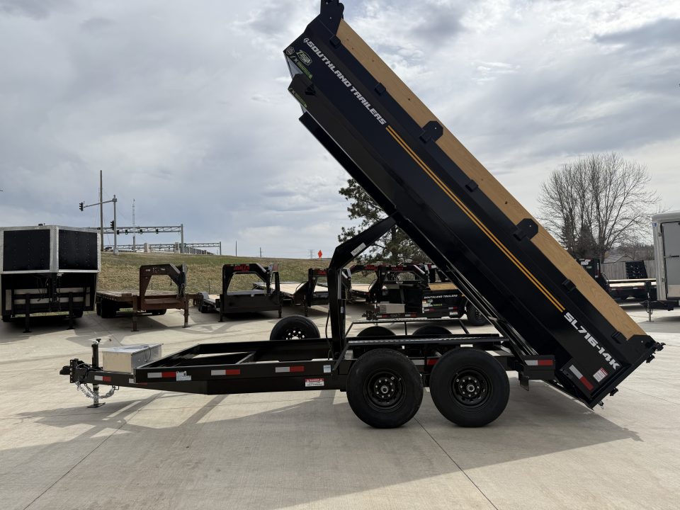 New 2026 Southland Trailers 7x16 dump 14K Dump Trailer