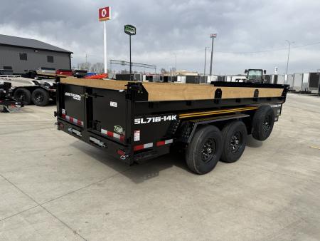 New 2026 Southland Trailers 7x16 dump 14K Dump Trailer