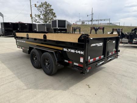 New 2026 Southland Trailers 7x16 dump 14K Dump Trailer