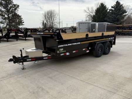 New 2026 Southland Trailers 7x16 dump 14K Dump Trailer