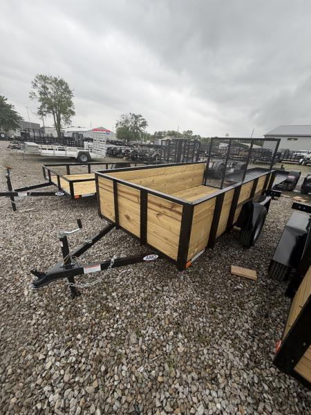 New 2026 AMO US101 Utility Trailer 60X10 SA WOOD SIDE (GVW:2990) BLACK