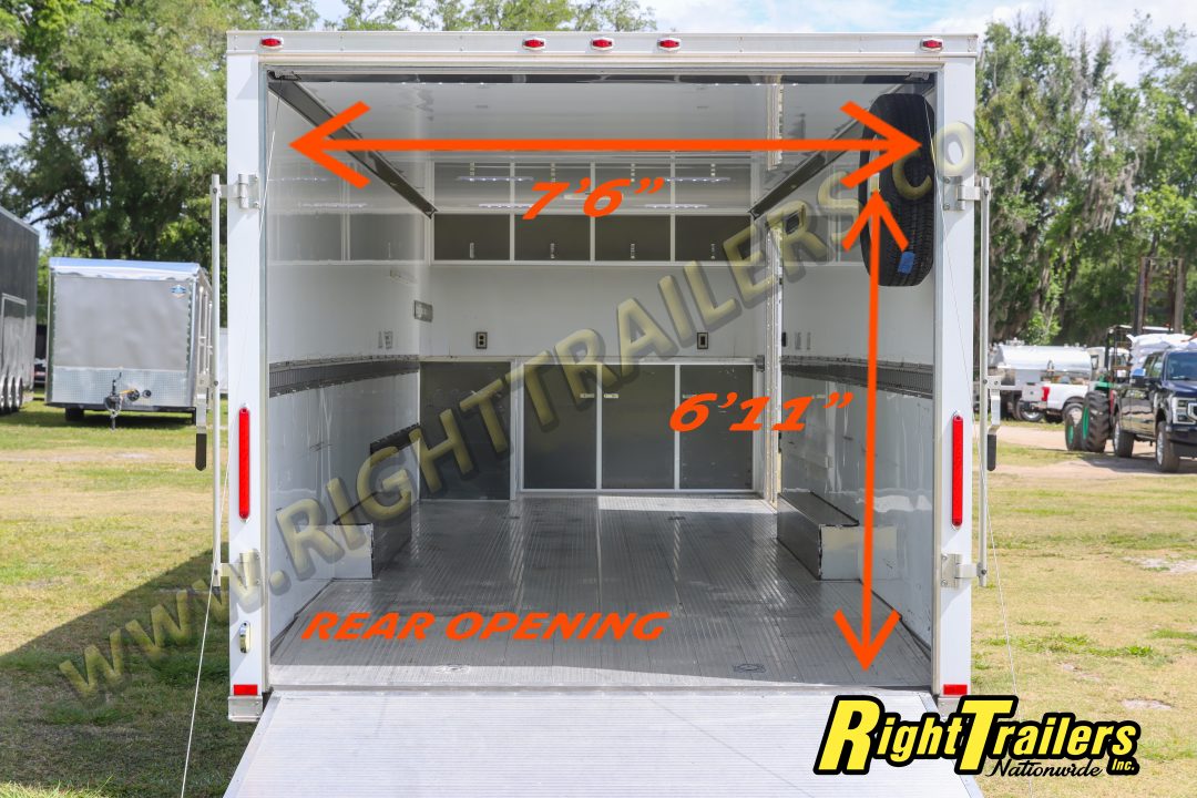 Used 2020 8.5X28 inTech RACE TRAILER