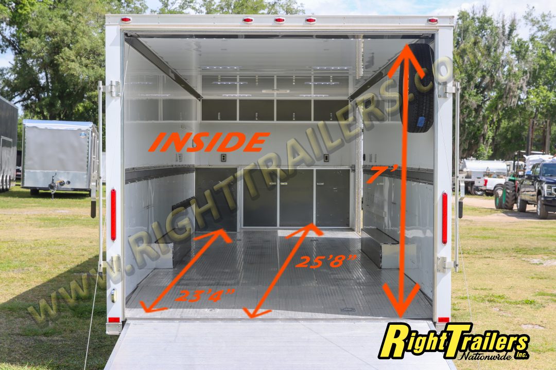Used 2020 8.5X28 inTech RACE TRAILER