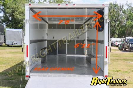 Used 2020 8.5X28 inTech RACE TRAILER