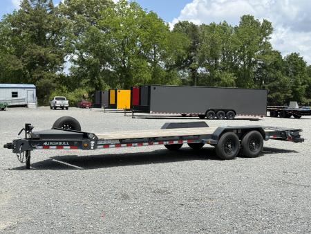 Used 2026 Iron Bull 83X24 I-BEAM EQUIPMENT / MEGA RAMPS / RUB RAIL / 14K GVWR Equipment Trailer