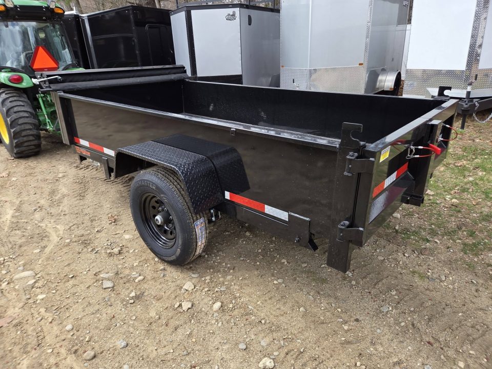 New 2026 Quality Steel and Aluminum 5x10 6000lb gvwr dump trailer with tarp kit Dump Trailer
