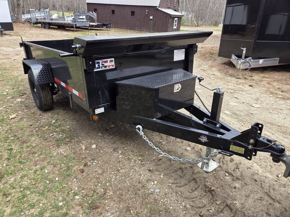 New 2026 Quality Steel and Aluminum 5x10 6000lb gvwr dump trailer with tarp kit Dump Trailer
