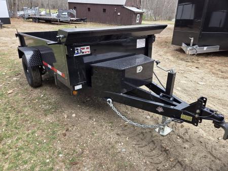 New 2026 Quality Steel and Aluminum 5x10 6000lb gvwr dump trailer with tarp kit Dump Trailer